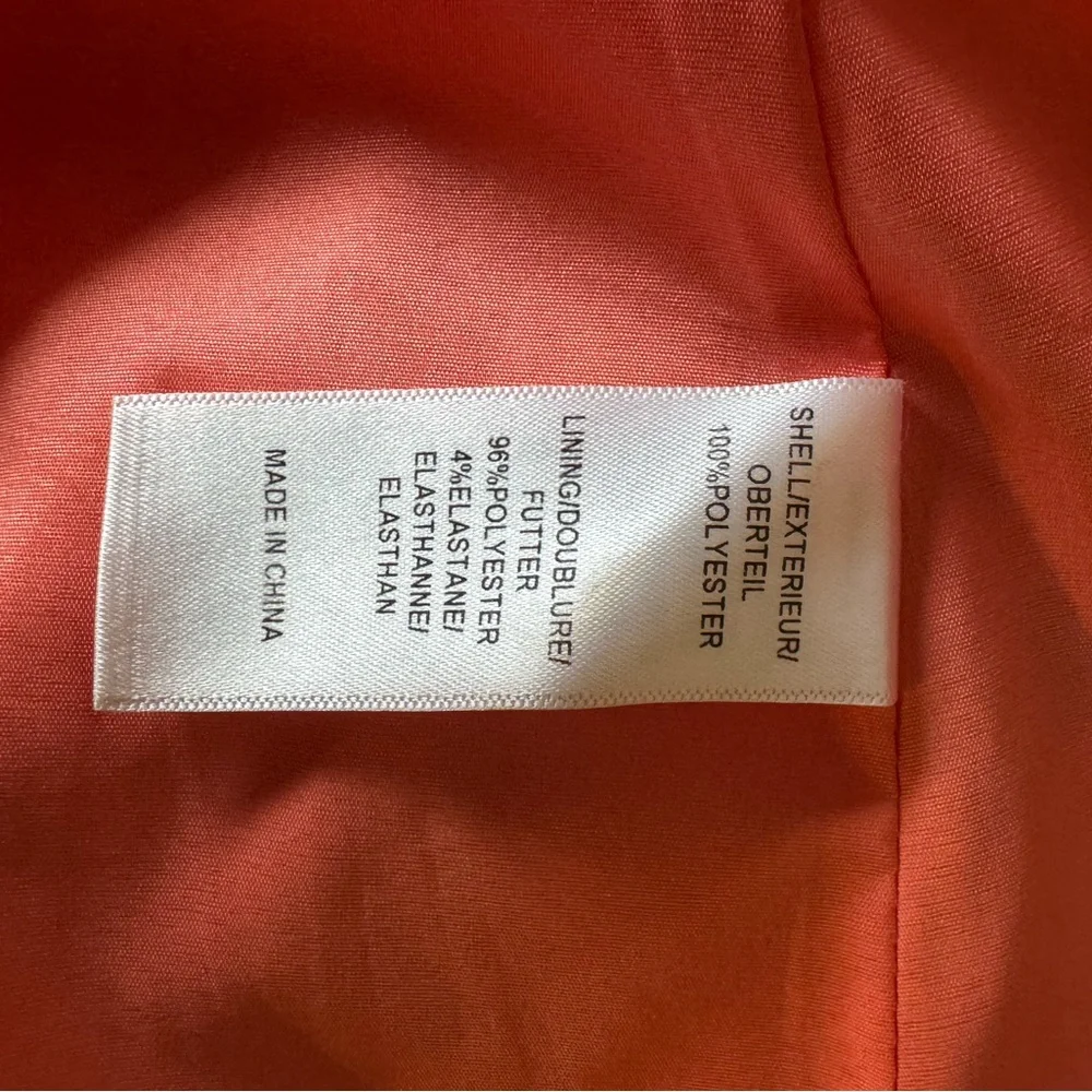 Adrianna Papell Orange Green Pleated Maxi Dress size 12 - Picture 6 of 11